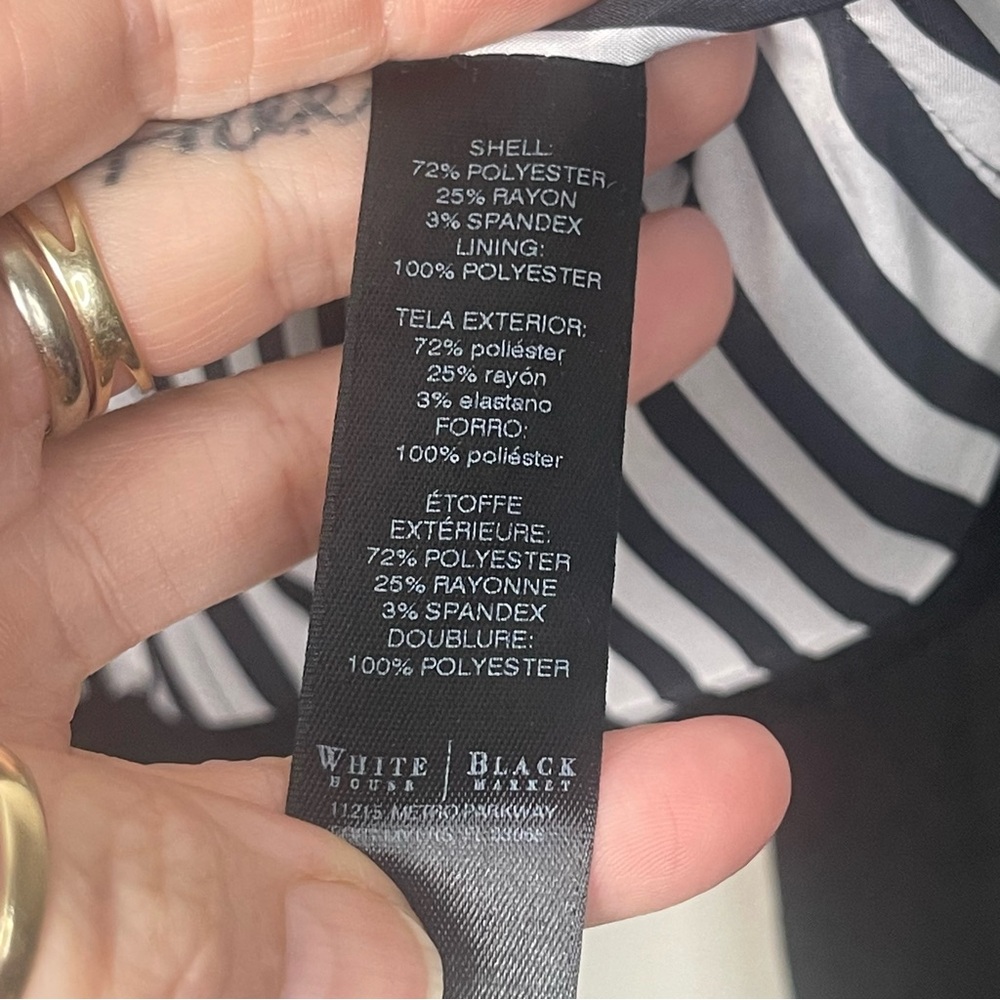 White House Black Market Black Women's Blazer - Picture 4 of 5